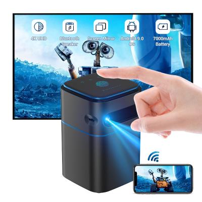 China Pico Hotack Hot Selling Hot Selling Video Projector Proyector Home Cinema DLP Full HD 4k Smart Phone Mini Big Screen Beamer for sale