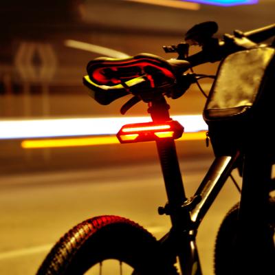 China 2020New Safety Lamp! Rainproof Super Bright Remote Control Turn Signal Warning Light USB Rear Light Bicycle Light for sale