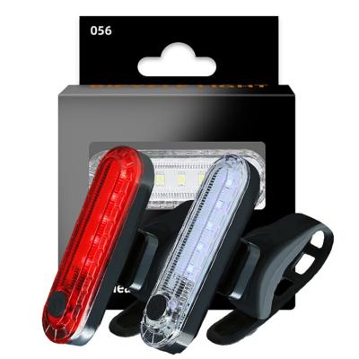 China ABS+PC Bike Tail Light Waterproof Rear Mount Light Led Usb Chargeable Mountain Bike Cycling Tail Light Bicycle Light for sale