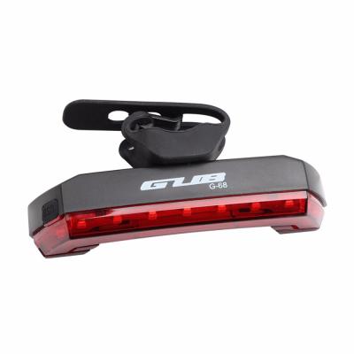 China Flash GUB G-68 USB Wireless Remote Control Rear Light Rechargeable Waterproof/Long Tail Light with Horn Bell Seatpost Waterproof LED Rear Light for sale