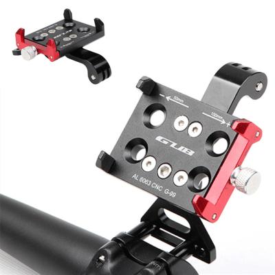 China BMX GUB Metal MTB Bicycle Phone Holder Mount For Handlebar Stem Adjustable Angle With Camera/Flashlight Adapter for sale