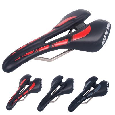 China Men's GUB Bicycle Ergonomic Saddle MTB Road Bike Seat EVA Cushioned Microfiber Leather Texture Steel Rail Cycle Accessories for sale