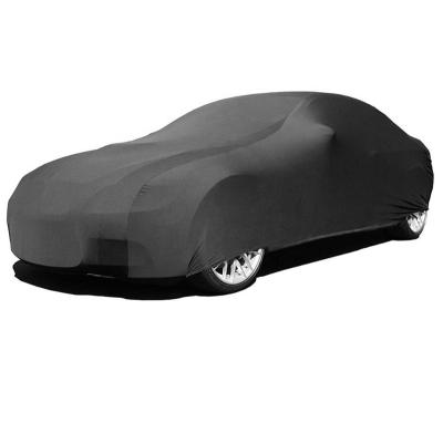 China Dustproof Super Soft Velor Ringed Spandex Stretchable Car Cover for sale