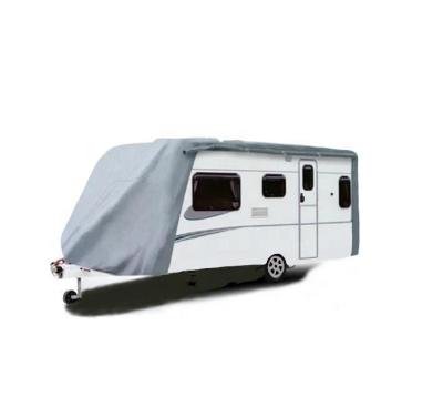 China Oxford 300D RV Proof Accessories OEM UV Protection Breathable Caravan Cover for sale