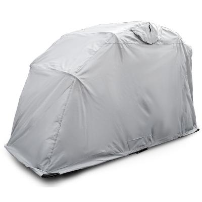 China Warterproof Bike Hail Protection Motorcycle Cover Shelter Motorbike Storage Scooter Pop Up Tent for sale