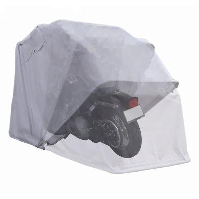 China Warterproof Heavy Duty Outdoor Bike Cover Motorcycle Tent Motorcycle Shelter for sale