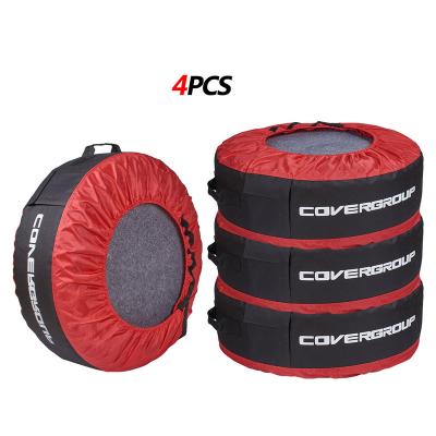 China Durable Custom Tire Wheel Protection Cover Tire Storage Bags Durable for sale