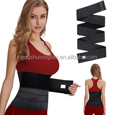 China Breathable Wrap Waist Trainer For Women Adjust Lower Belly Sweat Bandage Bandage Grab Me Up Bandage Wrap Waist Trainer Belt for sale