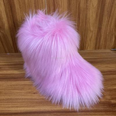 China New High Quality Anti-slippery Women Fur Snow Boots Fashion Fur Snow Boots for sale