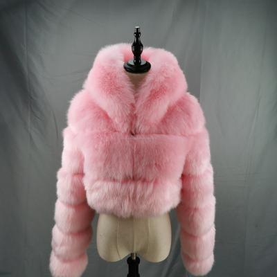 China 2020 Winter China Manufacturer Anti-Shrink Ladies Fashion Faux Fur Coats Women Faux Fur Coat Faux Fur Coat White Fox Fur Coat for sale