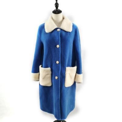 China New Fashion Anti-Shrink Ladies European Woolen Coat Women Long for sale