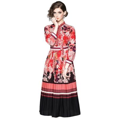 China 2020 New Anti-Wrinkle Dress Mid Length Fashion Slim Print Printed Skirt HJW9541075 for sale