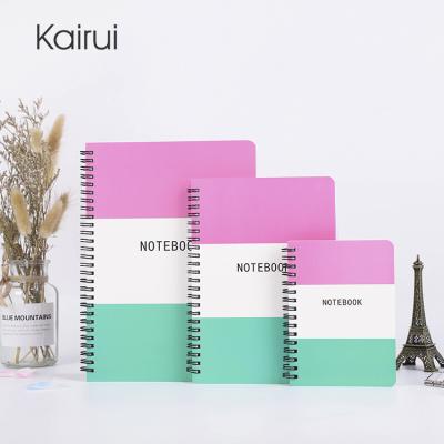 China Wholesale Customized Recyclable Design A5 Travel Notebook Student Writing Notebook With Spiral for sale