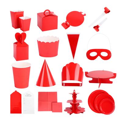 China Party Carnival 2019 New Style For Birthday And Christmas Party Supply Include Dishes Cups Napkins for sale