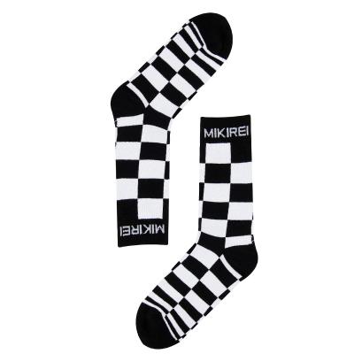 China Wholesale custom logo crew cotton trend men's and women's colorful funny socks high quality antibacterial for sale