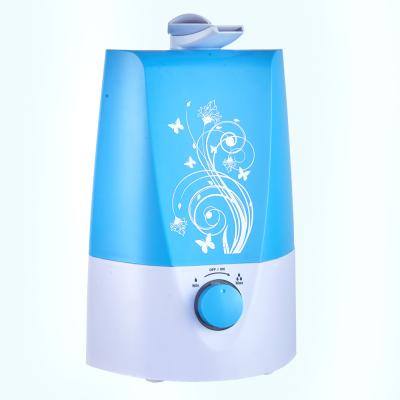 China Hotel 2.6L Ultrasonic Home Cool Mist Air Humidifier with Double Spout and Fragrance Box zu verkaufen