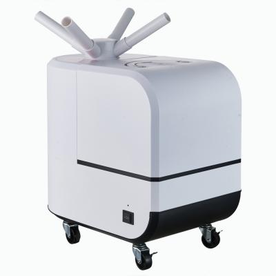 中国 Hotel Water Tank Handle Portable Ultrasonic Humidifier Commercial Humidifier with Wheels 販売のため