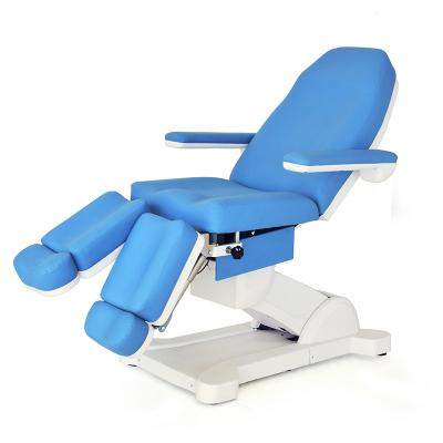 China Modern Yimmi Pedicure Pedicure Chairs Electric Bed 5 Custom Facial Motors Luxury Color Beauty Bed for sale