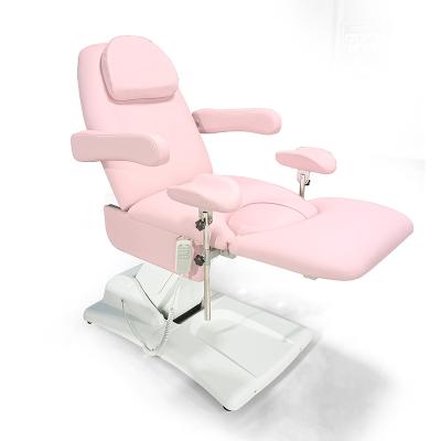 China Modern Yimmi Color Rise 1 or 3 Motor Electric Bed Examination Chair Gynecological Table Custom Gynecological Examination for sale