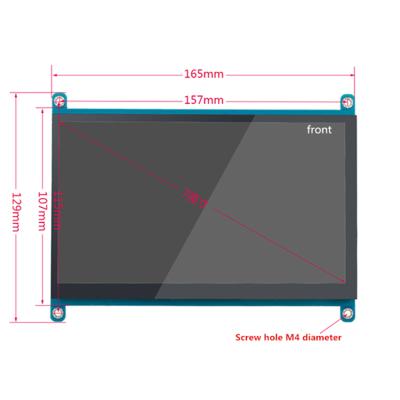 China Factory Made Raspberry Pi IPS Panel 7 Inch Capacitive Touch Screen Tft LCD Monitor For Raspberry Pi for sale