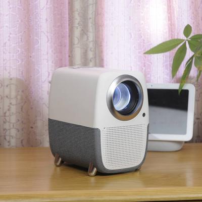 China 2022 New Design 3D Android WIFI Smart LCD 3D Auto Focus Screen Projector Full HD Video Ready for sale