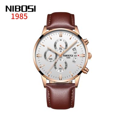 China Luxury Famous Top Brand Date Automatic Mens Watches Fashion Casual Dress Watch Quartz Military Wristwatches Leather Band for sale