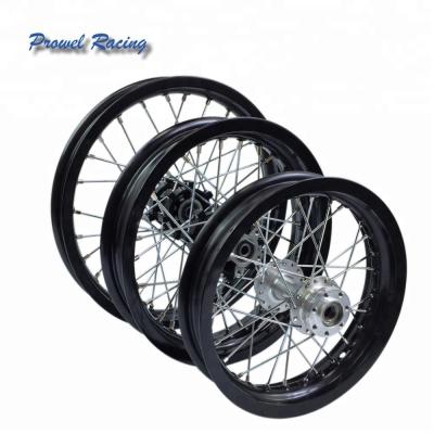 China 6061 T6 Aluminum 2018 Hot! Custom Motorcycle Dirt Bike Complete Wheels for sale