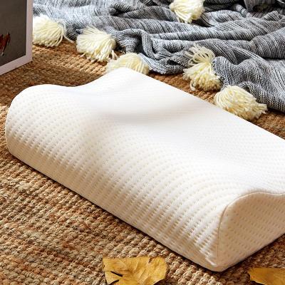 China Luxury Custom Therapy Butterfly Shaped Orthopedic Bamboo Charcoal Roll Pillow For Sleep for sale