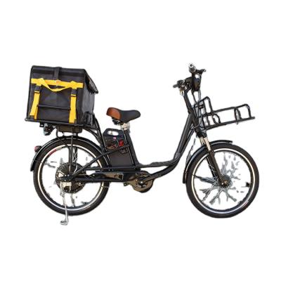 China Standard Delivery Electric Cargo E-bike /Classic Vintage City Bike Ebike Bicicleta Family Bicycle Food Cargo Electric Cargo E-Bike for Sale for sale