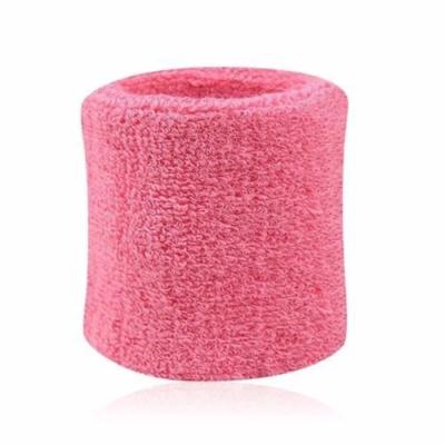 China Popular Hot Selling Terry Cloth Wrist Sweatband Sports Breathable Sports Sweatband Gym Wristband With Custom for sale