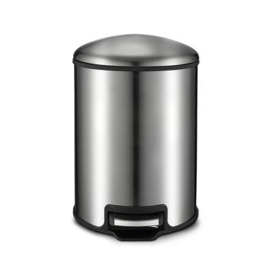 China Sustainable Factory Directly Supply Garbage Around Bis Stainless Steel Trash Can Hotel Room Trash Can for sale