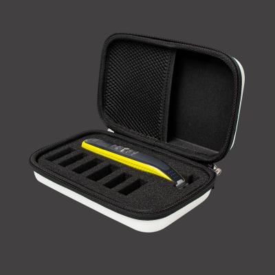 China OEM White Dustproof Shockproof Waterproof Hard Eva Case For Dongguan Travel Shaver Zipper Eva Trimmer Razor Bag With for sale