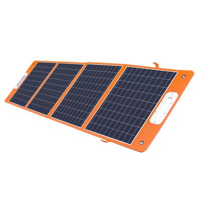 China Smartphone.camera.psp.some Laptop 100W 18V Solar Panel Charger Portable Foldable Solar Power Supply With 5V USB 18V DC Output for sale