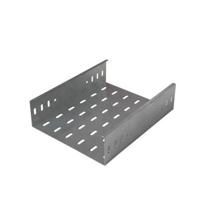 China Fast Heat Dissipation Stainless/Hot Galvanized Steel/Metal Cable Tray/Perforated Cable Tray Supporting System for sale