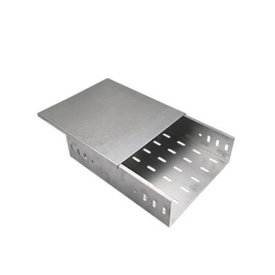 China Fast Heat Dissipation Galvanized Steel Cable Tray and Perforated Cable Tray Supporting System for sale