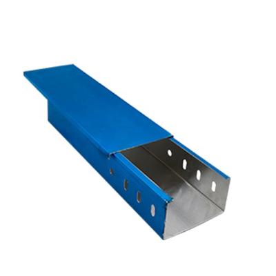 China Engineering& CHANQING Public Facilities Underground Plant Construction Park Metal Cable Raceway Aluminum Cable Trunking Tray With Cover for sale