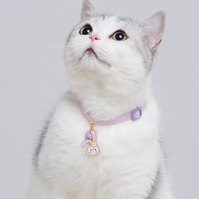 China Cute Puppy Dog Puppy Dog Cat Collar Lights Bell Wave Bell Wave Dog Collar Adjustable Collar Cute Kitten Jewelry for sale