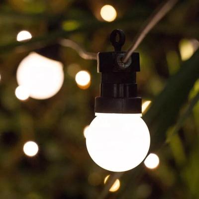 China G50 string lights IP65 Waterproof 20 LED String Light Outdoor Fairy Lights Garland G50 Bulbs Garden Patio Wedding Christmas Decoration Light Chain for sale