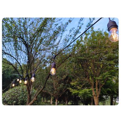 China S14 string lights Outdoor Weatherproof Flexible S14 led Light string Hanging Sockets Perfect Patio Lights for sale