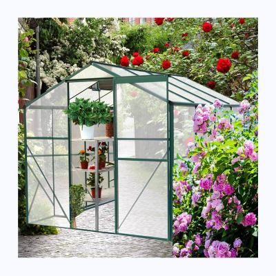 China Easily Assembled Commercial Strong Hobby Polycarbonate Garden Greenhouse For Sale for sale