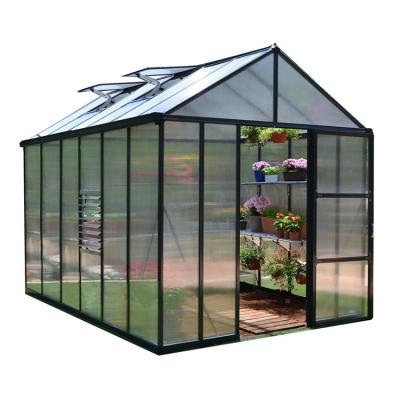 China Easy Assembled Polycarbonate Garden Design DIY Installation Fairy Green Houses User Friendly for sale