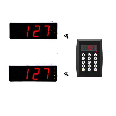 China 4 Digital Number Display JIANTAO Clinic Hospital Restaurant Bank 4 Digits Show Queue Management System Wireless Server Calling System for sale