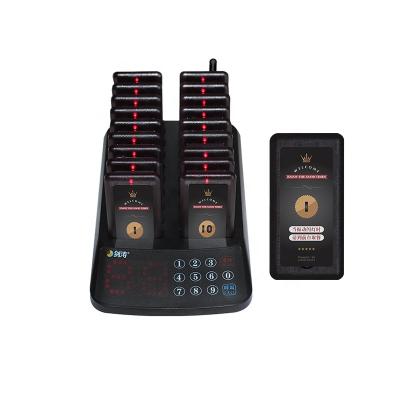 China Efficient Table Buzzer Touch Screen Restaurant Wireless Pager Buzzer Alarm for sale