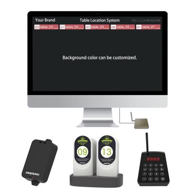 China Restaurant Jiantao Service Call System Table Location System Restaurant Guest Position Pagers Wireless Restaurant Pager System for sale