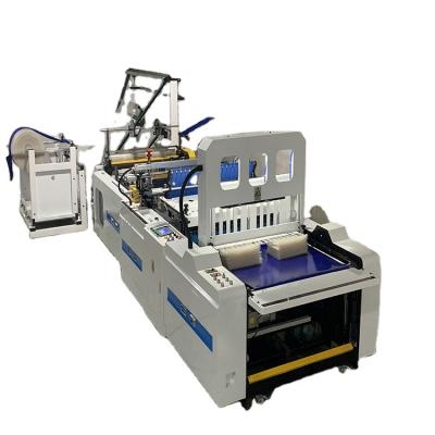 China New hotels plastic sheet sock bag heat sealing machine fly cutting pvc bag making machine high speed tensionless for sale