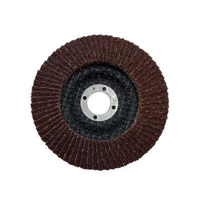 China Polishing Abrasive 4 inch 100mm flap disc Aluminum Oxide flap disc polish metal for sale