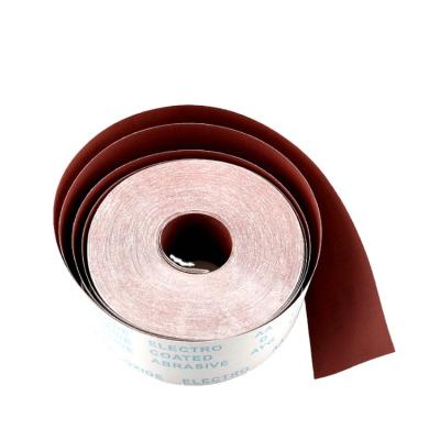 China Alunimium Oxide JB-5 80 grit sandpaper roll TJ113 sanding paper roll for grinding metal and wood for sale