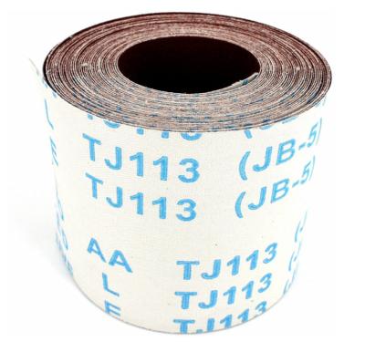 China For grinding wood Factory Wholesale soft JB-5 sandpaper roll  TJ113  corundum 80 grit sandpaper roll for polishing wall, wood for sale