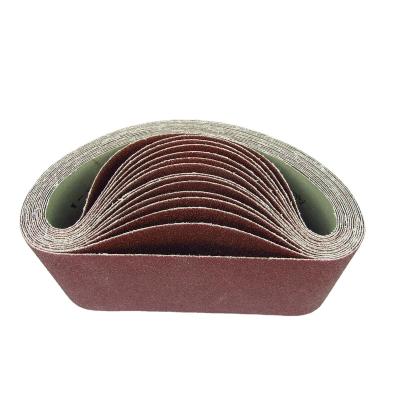 China Cleaning of welding seams 100*610mm GXK51  aluminum oxide  abrasive sanding belt abrasive 4x24 inch p80 for grinding wood for sale