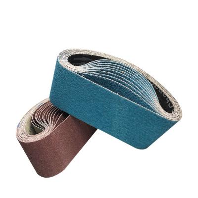 China Polishing metal  200*750mm abrasive polishing lap Joint Zirconia Floor Sanding Belt  metal polishing coated abrasive belt for sale